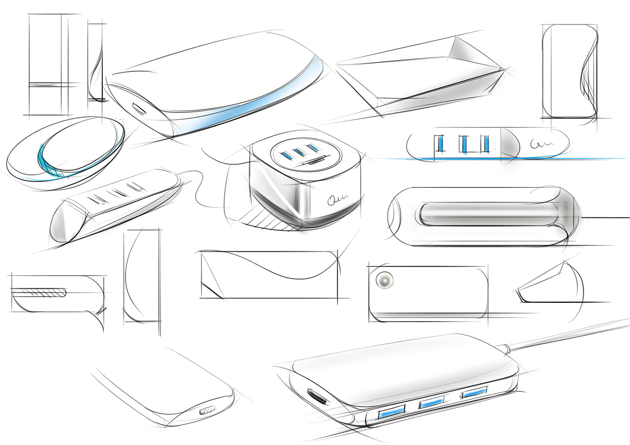 DEVIE0901 电子元器件产品设计草图整理与优化思路